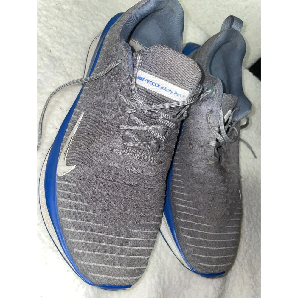 Men's Gray Nike Reactx Infinity Run 4‎ Shoes Size 15 FJ1221-011